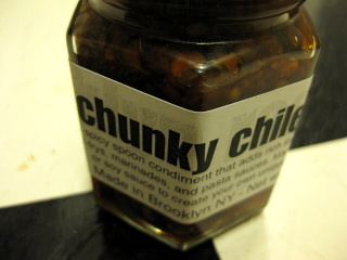chunky chile oil